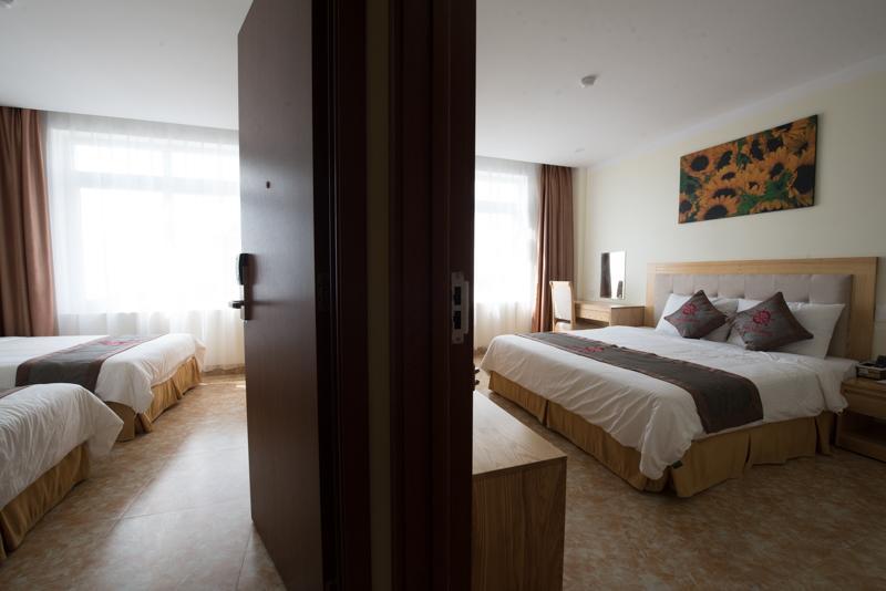 Thai An Hotel Dong Quan Bagian luar foto